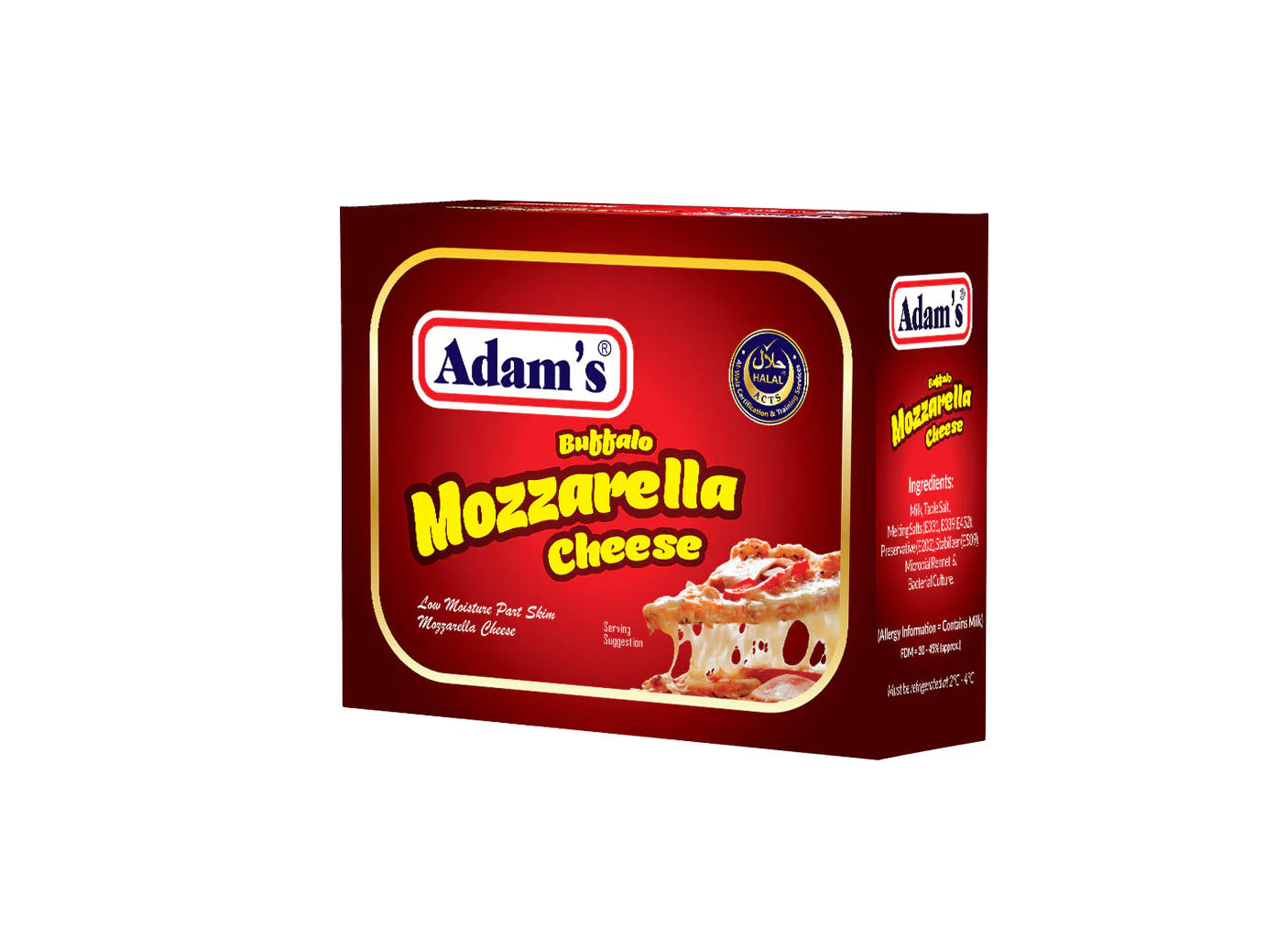 ADAMS BUFFALO MOZZARELLA CHEESE 200G