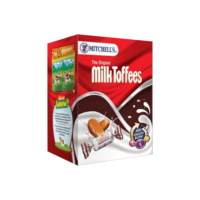 (MITCHELL'S) MILK TOFFEES 250GM POUCH(50PC)