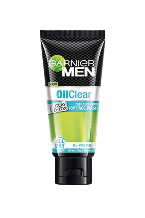 GARNIER MEN OIL CLEAR ICY FACE WASH 50ML