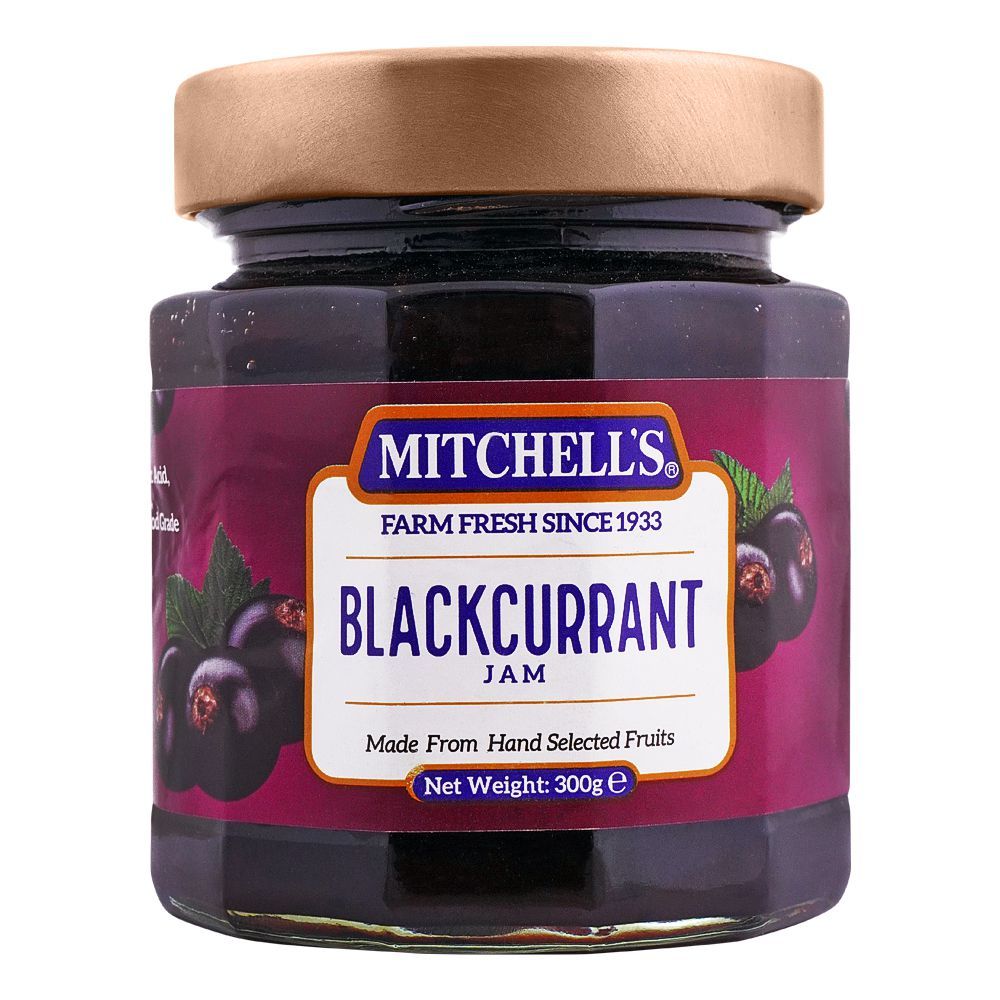 (MITCHELL'S)BLACKCURRANT JAM 300GM