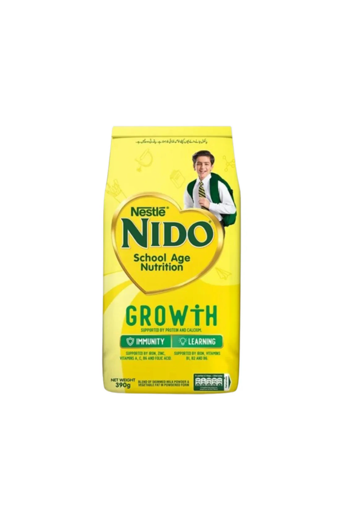 NESTLE NIDO SCHOOL AGE NUTRITION GROWTH 390GM