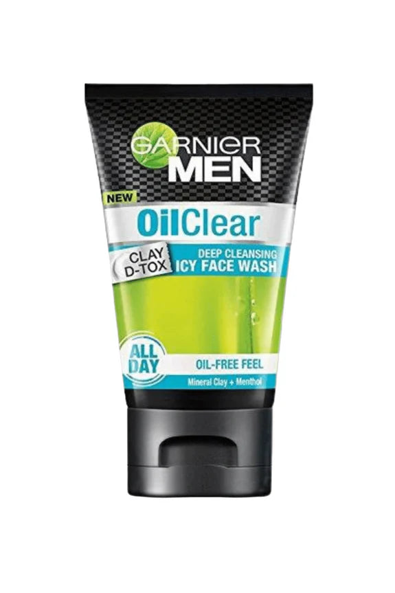 GARNIER MEN OIL CLEAR ICY FACE WASH 100ML