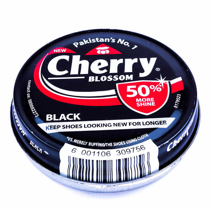 RECKITT CHERRY BLOSSOM SHOE POLISH (BLACK) 42ML