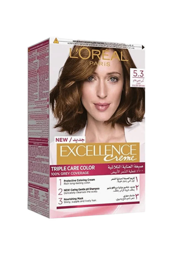 LOREAL PARIS EXCELLENCE CREME 5.3 CHATAIN CLAIR DO