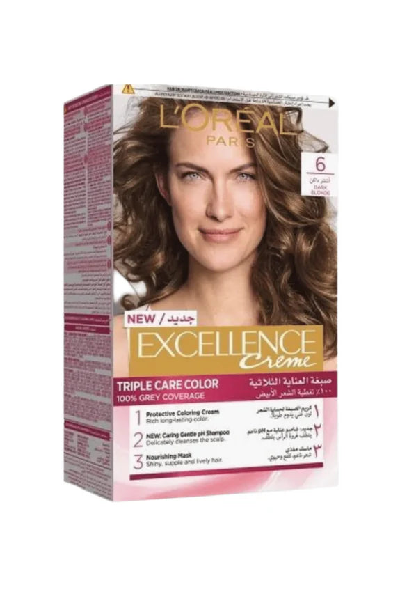 LOREAL PARIS EXCELLENCE CREME 6 DARK BLONDE