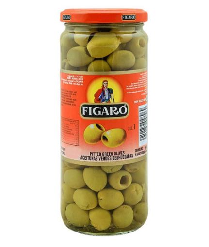 IMP FIGARO PITTED GREEN OLIVES