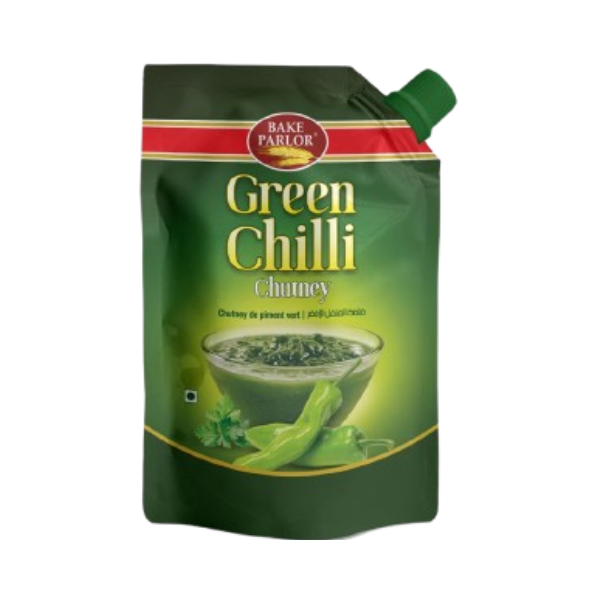 (BAKE PARLOR) GREEN CHILLI CHUTNEY 400GM