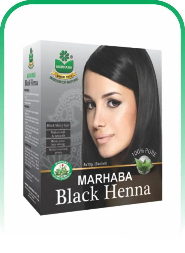 (MARHABA) BLACK HENNA 5 CACHE
