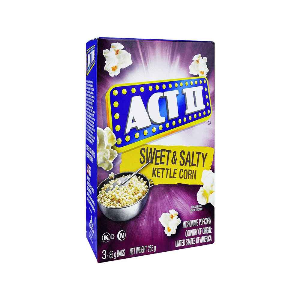 ACTII SWEET & SALTY KETTLE CORN 255G