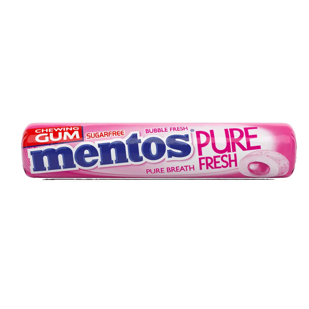 MENTOS PURE FRESH BUBBLE FRESH CHEWING GUM 9 PCS
