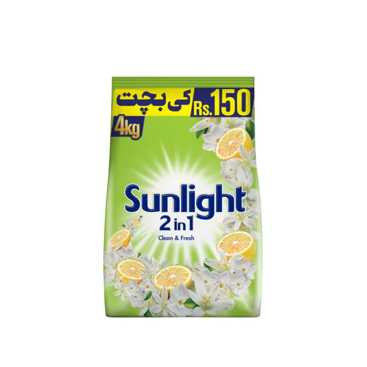 SUNLIGHT 2 IN 1 CLEAN & FRESH SURF 4KG