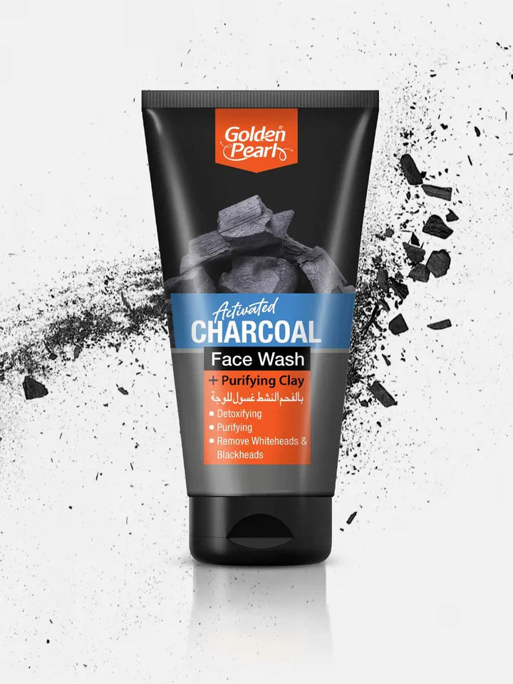 GOLDEN PEARL FACE WASH ACTIVATED CHARCOAL 75 ML