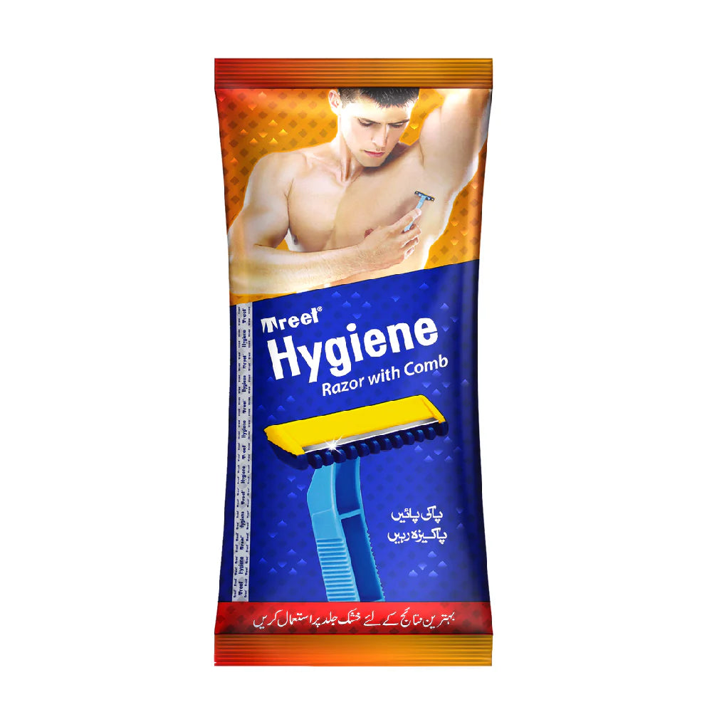 TREET HYGIENE RAZER WITH COMB
