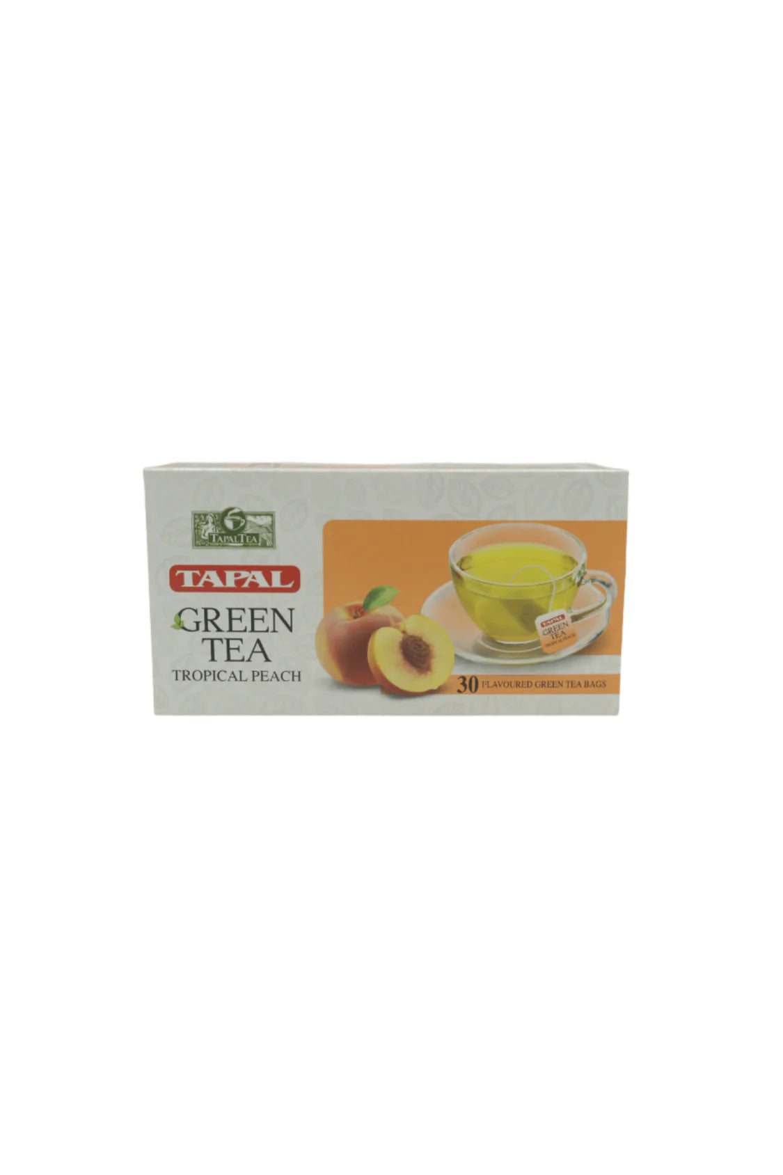 (TAPAL) GREEN TEA PEACH TEA BAG 45GM