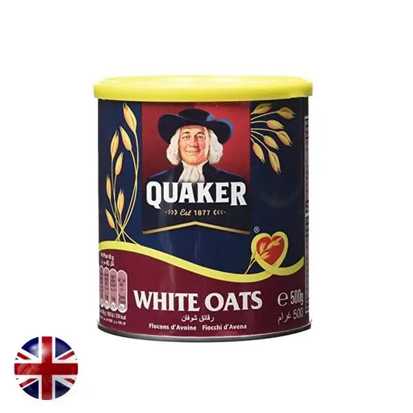 QUAKER WHITE OATS BROWN TIN 500GM