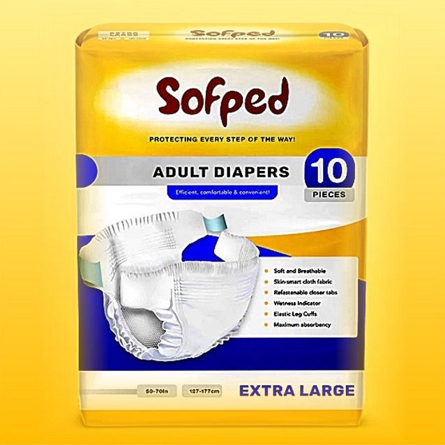 (SOFPED)PAMPER ADULTS XL (10pc)