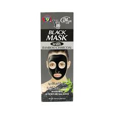 YC BLACK FACE MASK WITH BANMOO CHARCOAL (100GM)