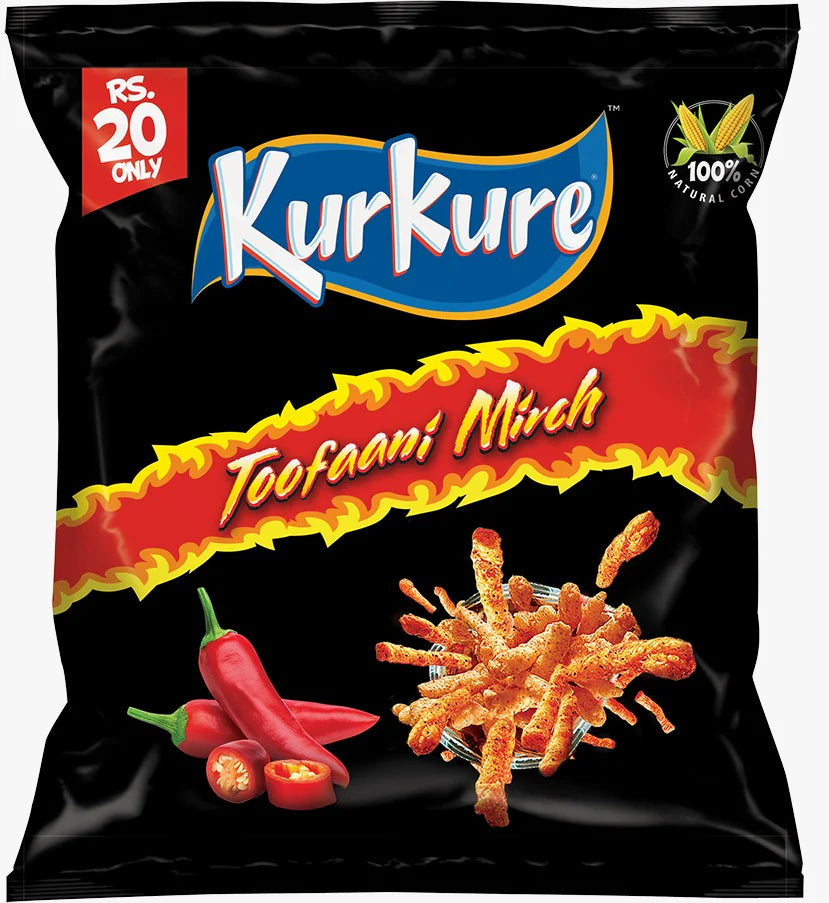 FRITO LAY KURKURE (TOOFANI MIRCH) 15GM