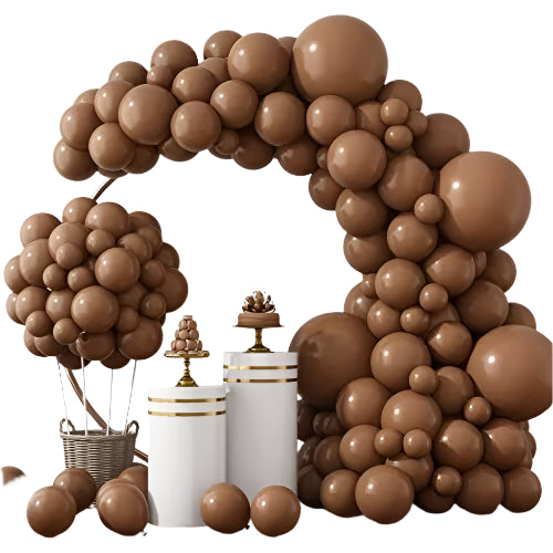 LOCAL BIRTHDAY MULTI BALOONS (BROWN)