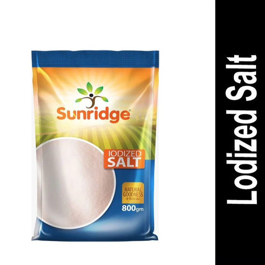 (SUNRIDGE) LODIZED SALT 800GM