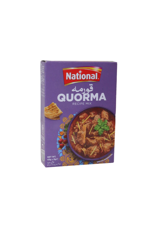 (NATIONAL) QUORMA MASALA 43GM BOX