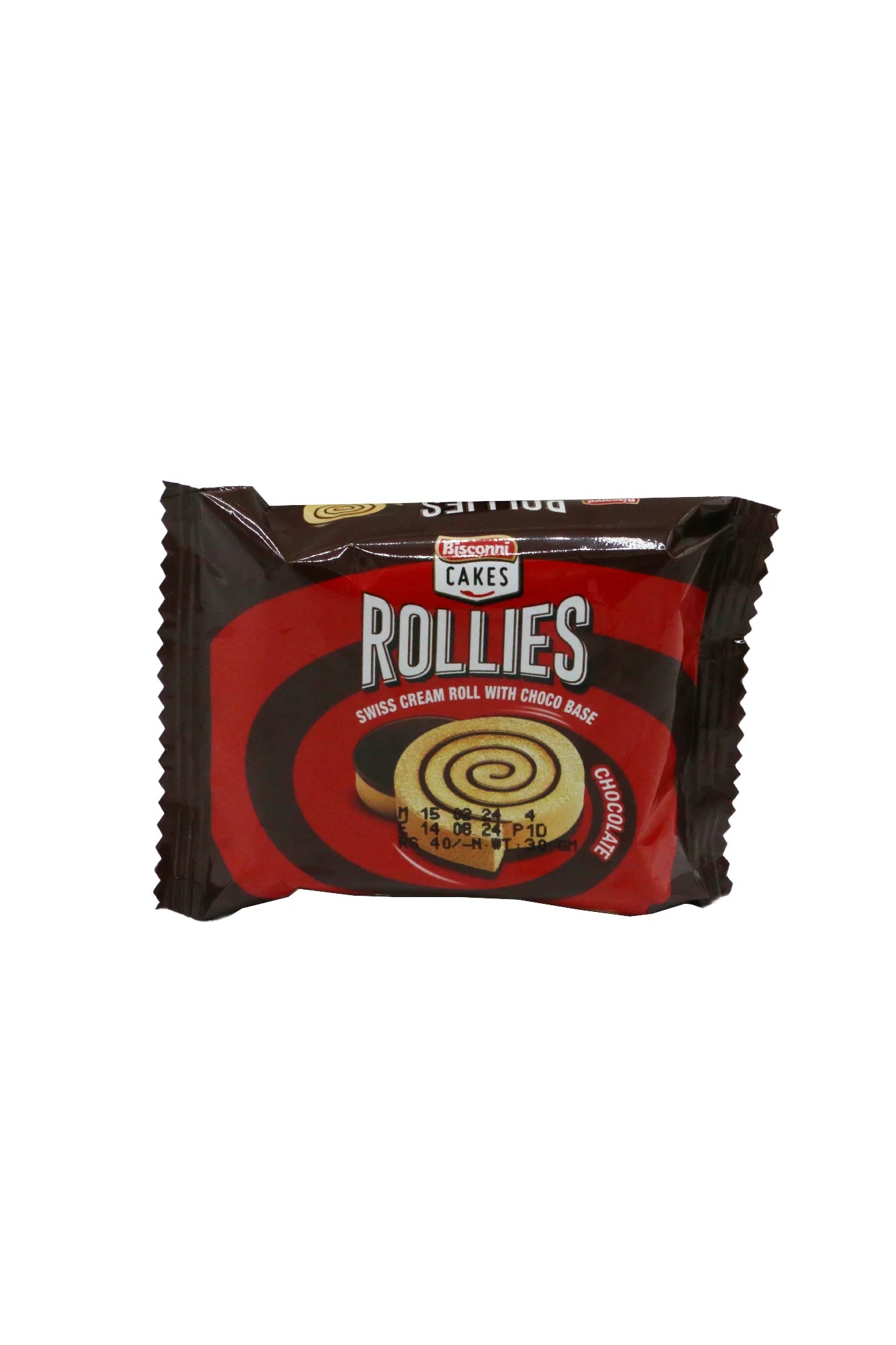 BISCONNI ROLLIES CREAM ROLL CHOCLATE CAKE