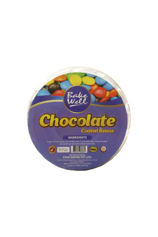 FOOD NET BAKE WELL CHOCOLATE COATED BEANS 100GM
