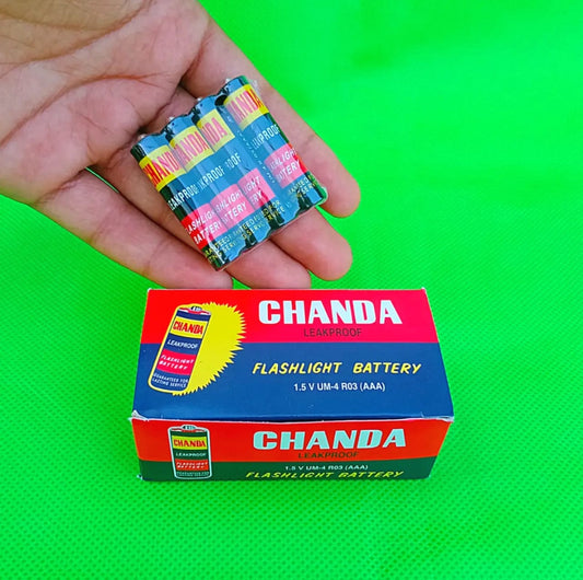 CHANDA LEAKPROOF FLASHLIGHT BATTERY ROMAT CELL