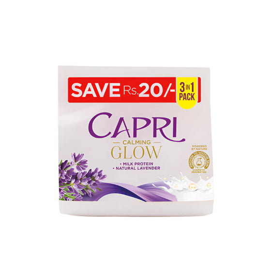 (CAPRI)SOAP FAMILY BUNDLE GLOW PURPLE 150GM