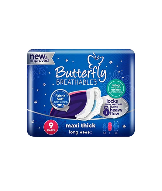 BUTTERFLY PAD LONG MAXI THICK (BREATHABLE)