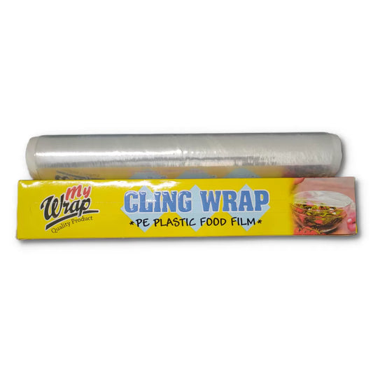 MY WRAP CLING WRAP PE PLASTIC FOOD FILM (100 SQFT)