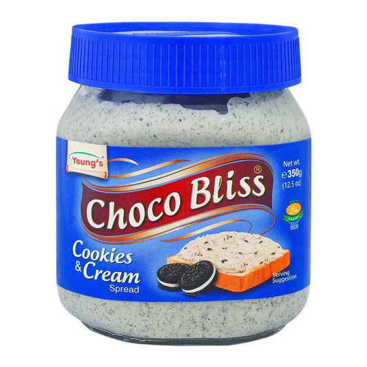 YOUNG'S CHOCO BLISS COOKIES & CREAM 350GM
