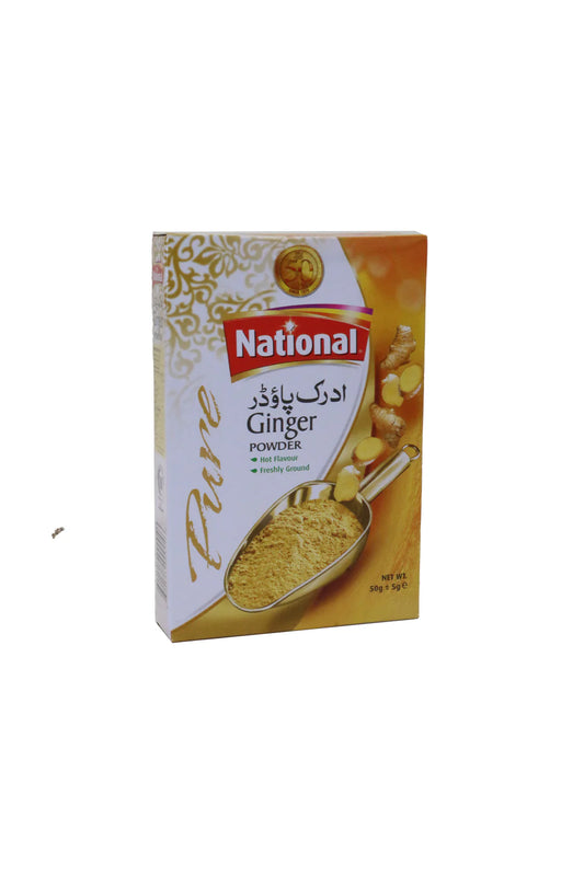 (NATIONAL) GINGER PODWER 50GM BOX