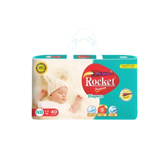 ROCKET NEW BORN PAMPER 40PC