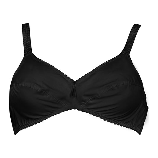 BE-BELLE BASIC-COTT B CUP SIZE 32 BLACK