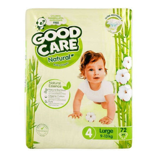 (GOOD CARE) NATURAL PAMPER LARGE(4) 72PC JUMBO