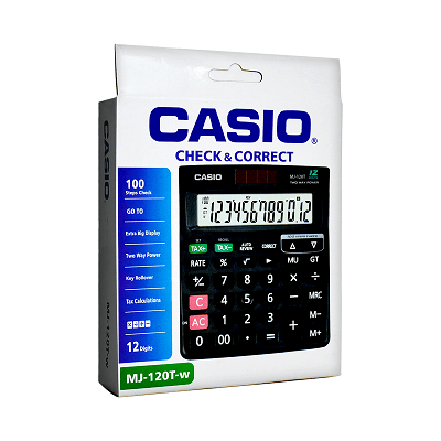 CASID CHECK & CORRECT CALCULATOR MJ-120T-W