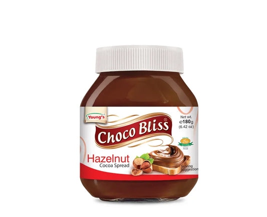 YOUNG'S CHOCO BLISS HAZELNUT COCOA SPREAD 180GM
