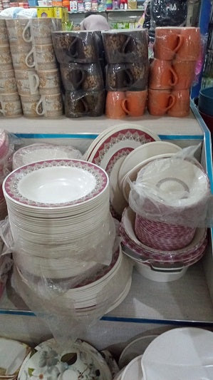 LGS & GLOURIOS MELA MINE DINNER SET PER KG