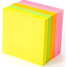FIRST STICKY NOTES 100 SHEERS PACK