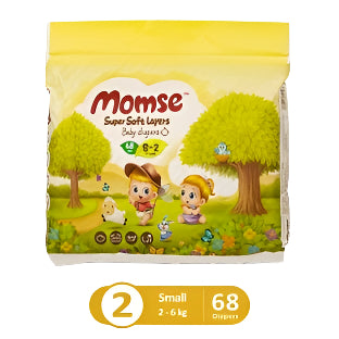 (MOMSE)PAMPER JUMBO PACK SML (68pc)