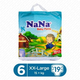 (NANA) PAMPER PANT XXL(6) 19PC