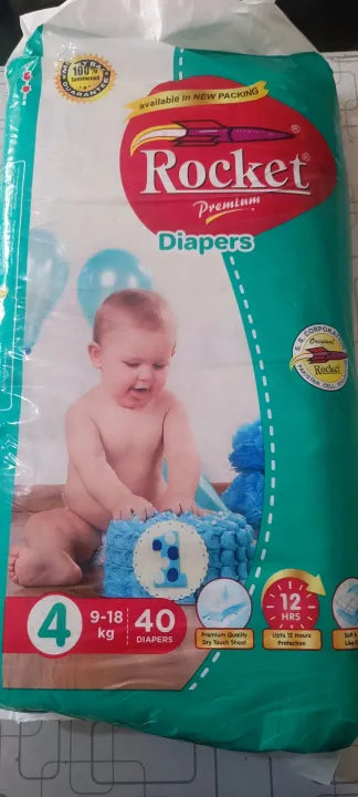 ROCKET BAYA DIAPERS 4 YEAR 40 DIAPERS