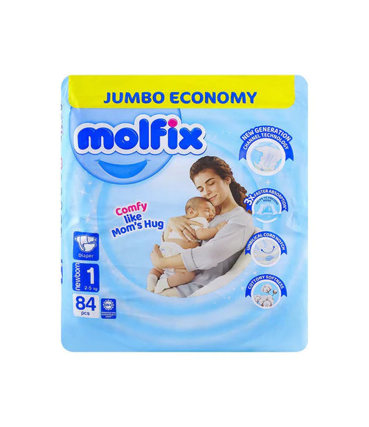 (MOLFIX) PAMPER  NEWBORN(1) 84PC JUMBO