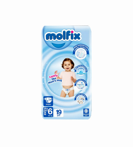 (MOLFIX) PAMPER  EXTRA LARGE(6) TWIN 19PC