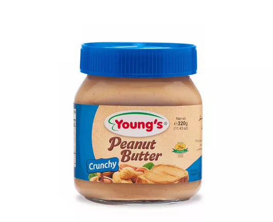 YOUNG'S PEANUT BUTTER CRUNCHY 320GM