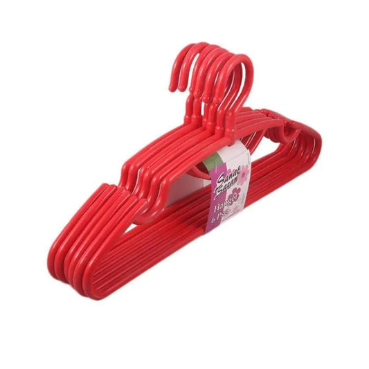 PURE PLASTIC CLOTH HANGER MEDIUM 1DOZEN PACK