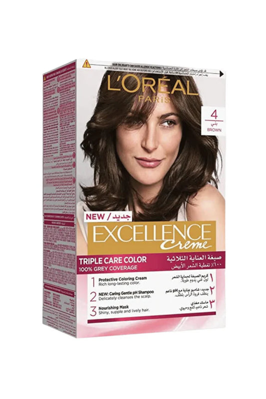 LOREAL PARIS EXCELLENCE CREME 4 BROWN