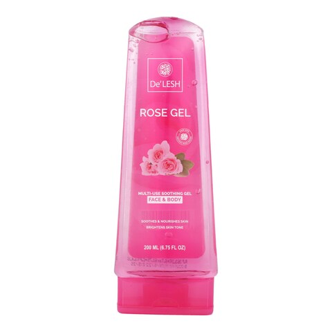 DELESH ROSE GEL FACE & BODY 200ML