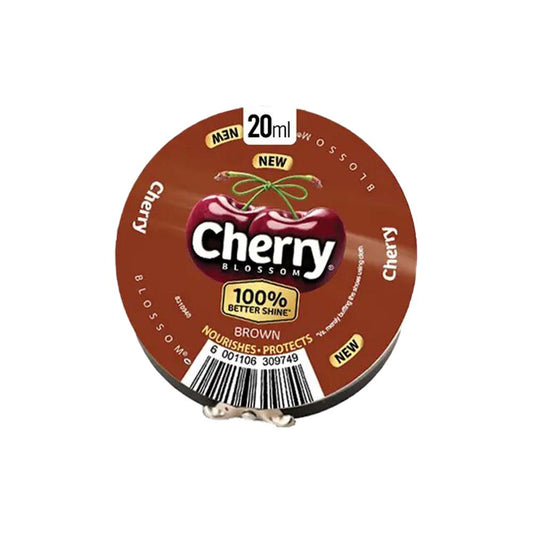 RECKITT CHERRY BLOSSOM SHOE POLISH (BROWN) 20ML